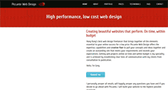 Desktop Screenshot of piccantewebdesign.com